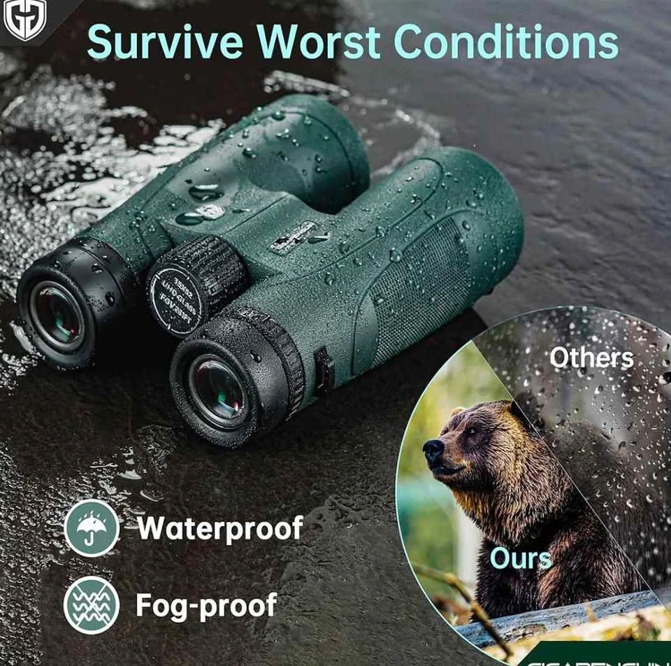 HD 15x52 High Power Binoculars for Adults - photo 2