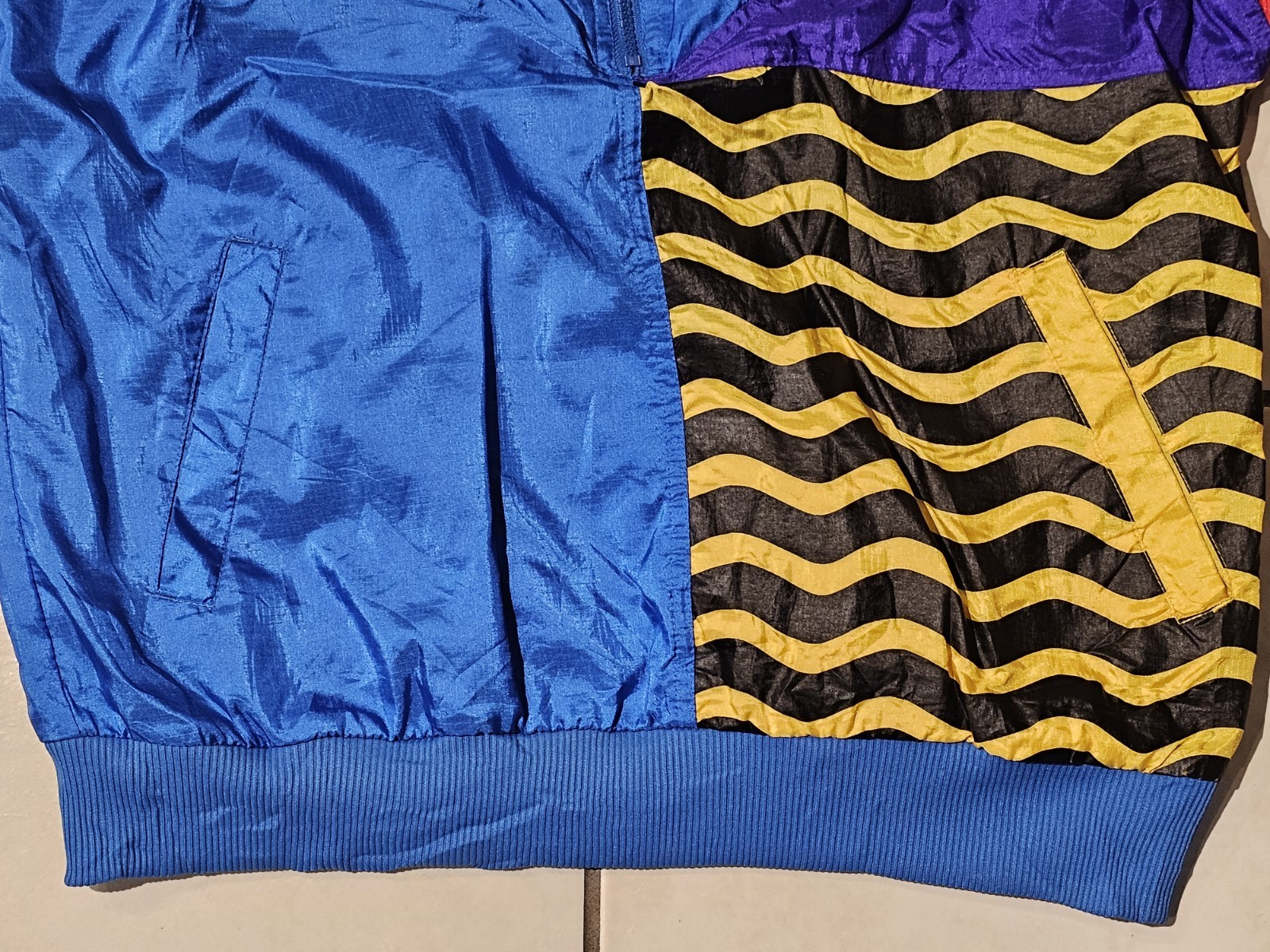 Vintage 80s 90s Adidas Half Zip Nylon Hip Hop Rap Jacket M - photo 5