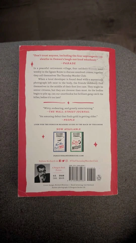 Richard Osman The Thursday Murder Club Book - photo 2