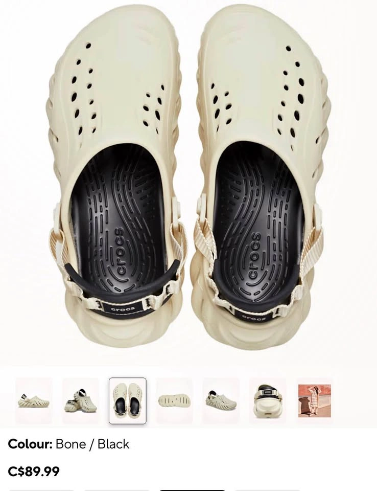 Crocs Echo Clog - Unisex Size 10