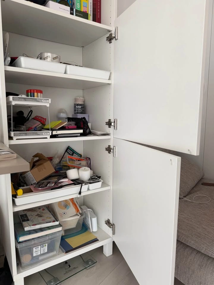 Tall bookshelf closet shelf - photo 2