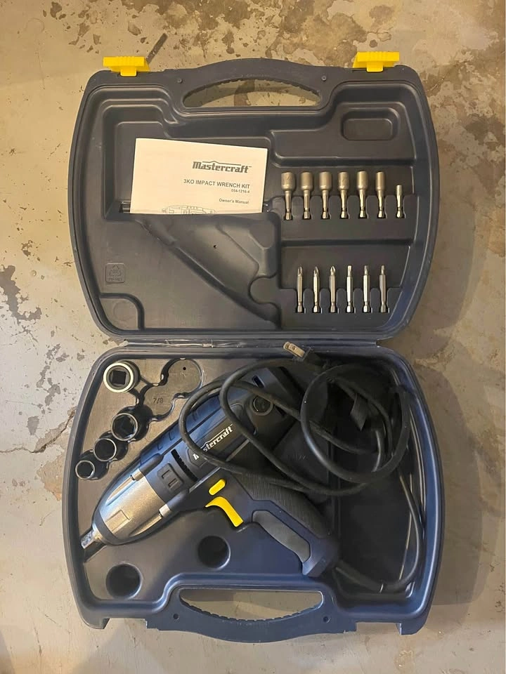 Mastercraft 3KO Impact Wrench Kit