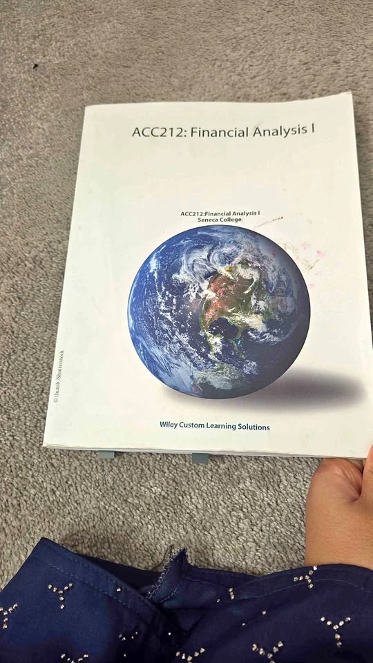 ACC213 Financial Analysis I Seneca College Textbook