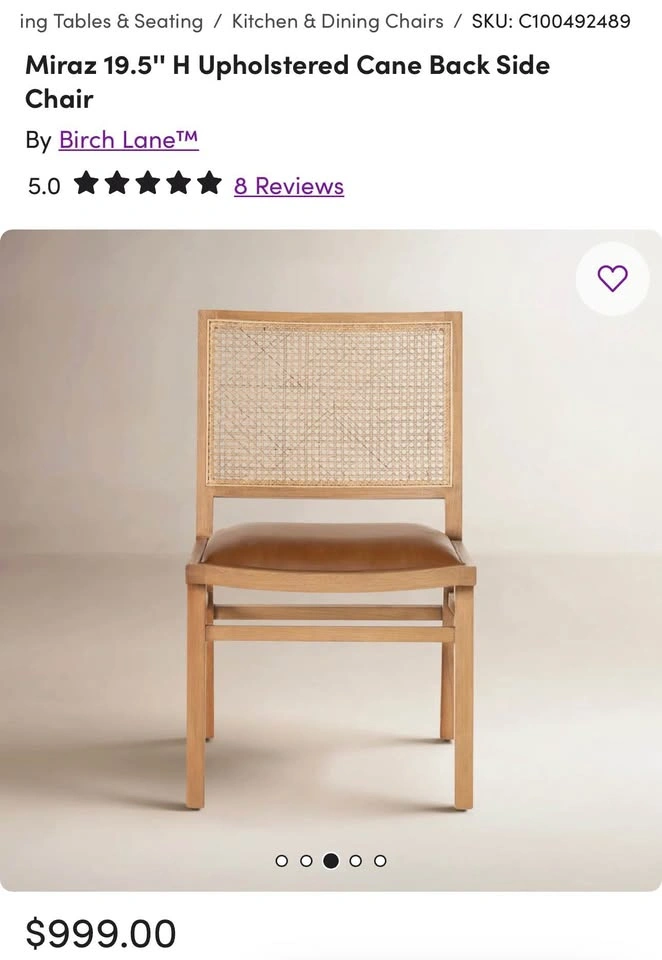 Modern Dining Chairs (Set of 2) – $225 Each - photo 5