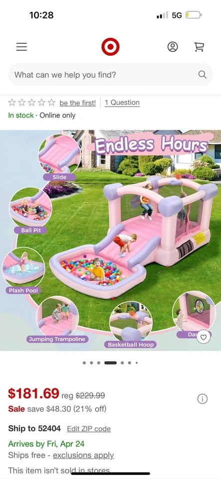 Brand New Inflatable Bounce House – Never Used - photo 2