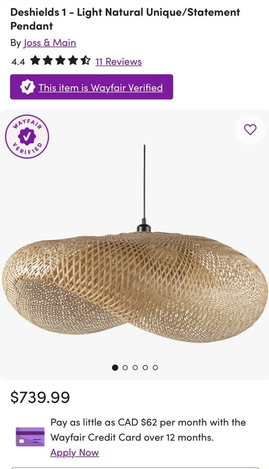 ✨ Modern Woven Pendant Light – Brand New ✨ - photo 2