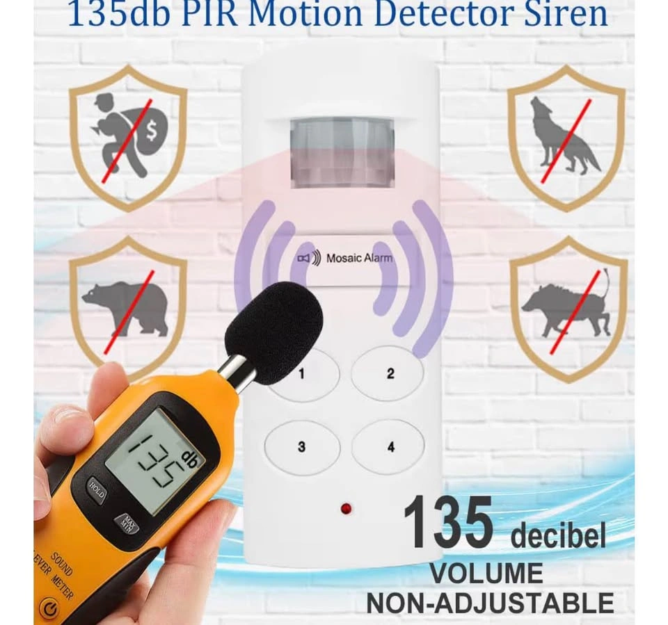 Motion Sensor Alarm Siren - photo 2