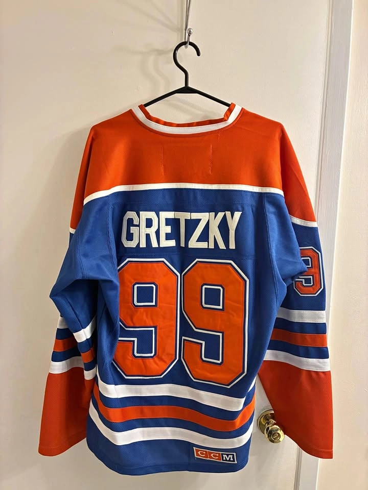 Wayne Gretzky Edmonton Oilers CCM Throwback Jersey #99