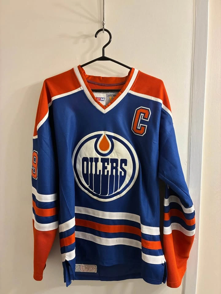 Wayne Gretzky Edmonton Oilers CCM Throwback Jersey #99 - photo 2