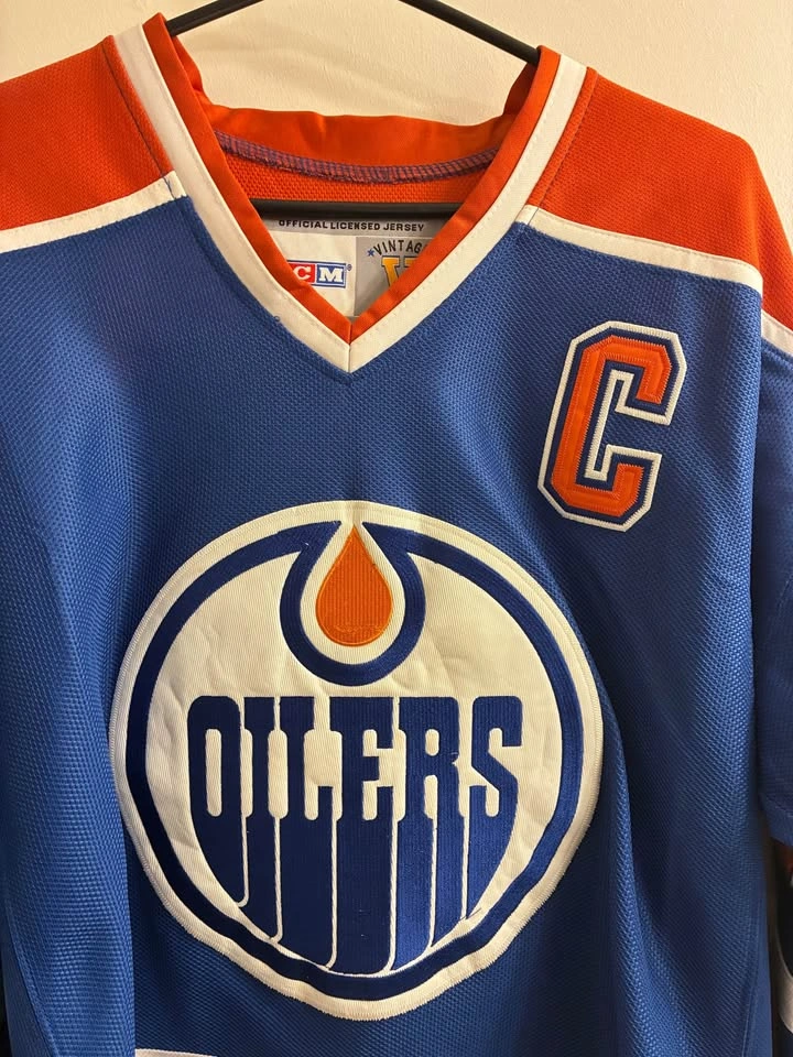 Wayne Gretzky Edmonton Oilers CCM Throwback Jersey #99 - photo 3