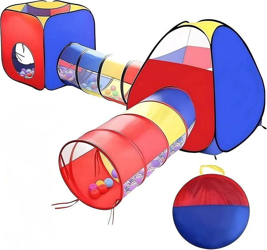 NEW 4-in-1 Pet Play Tunnel & Tent with Ball Pit – Indoor/Outdoor - photo 4