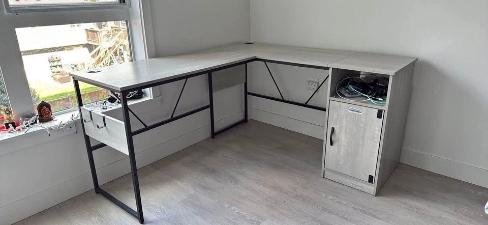 Brand New L-shaped Work Table
