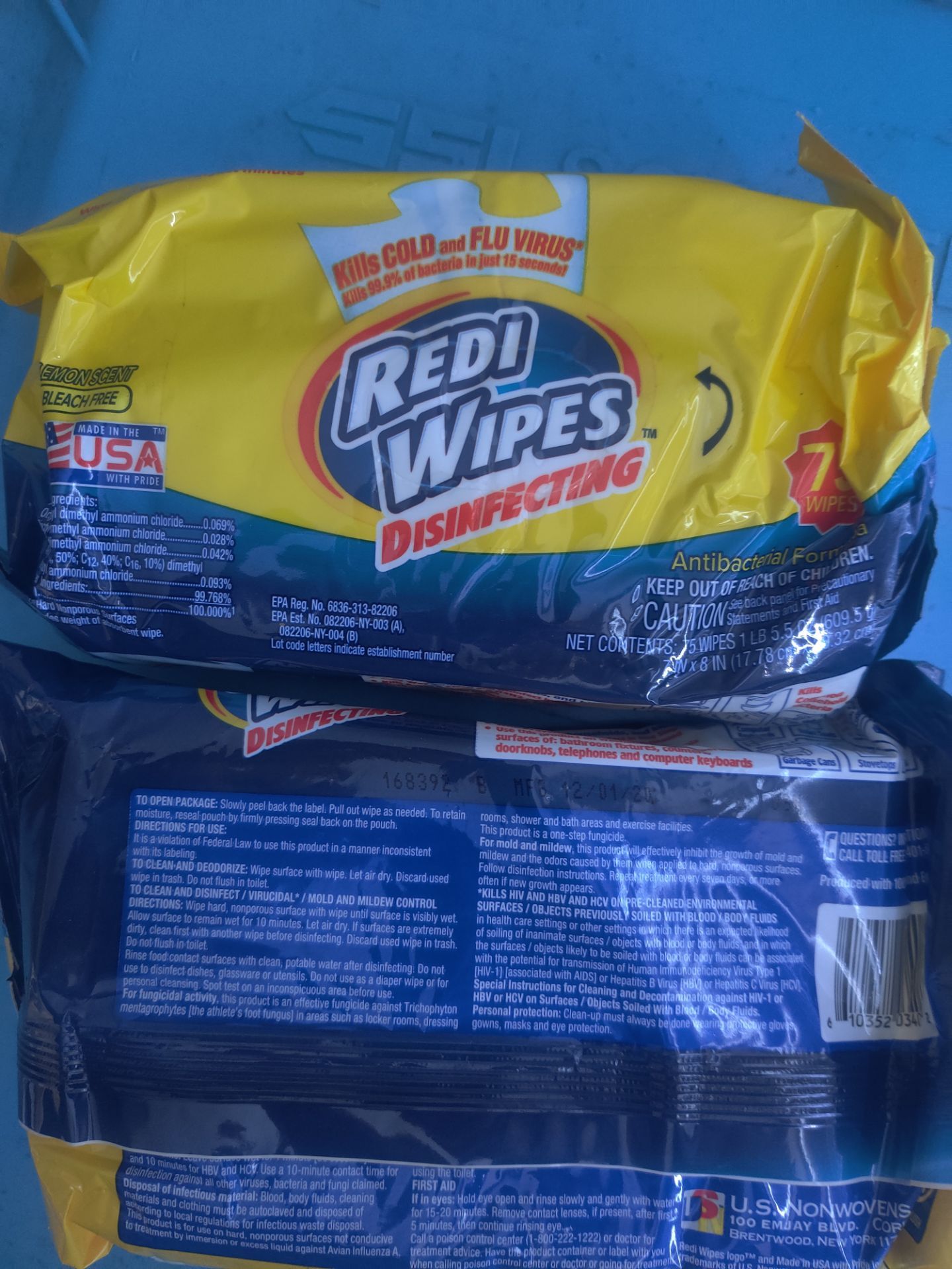 REDI WIPES Disinfecting Wipes - 75 Wipes