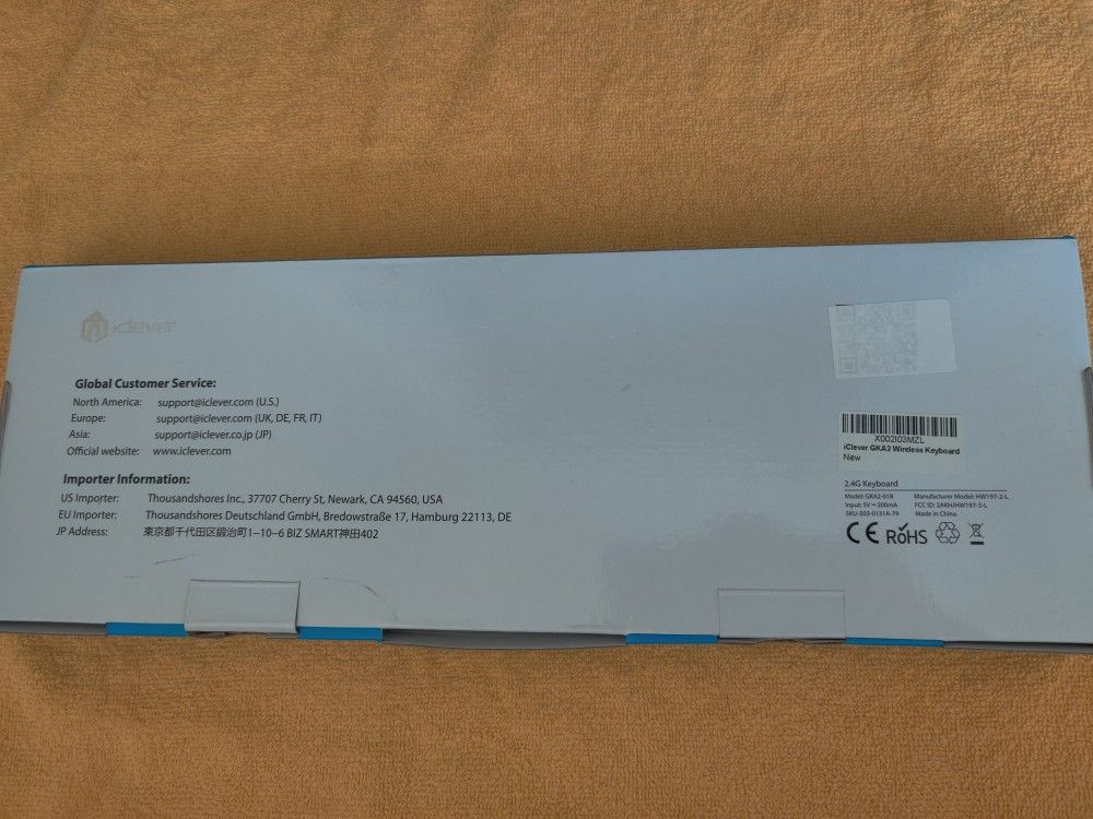 iClever GKA2-01B Wireless Keyboard for Windows/Mac - photo 2