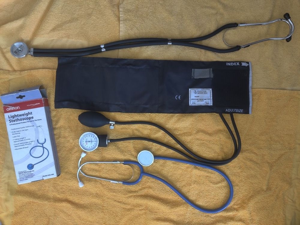 - BP Monitor & Stethoscopes