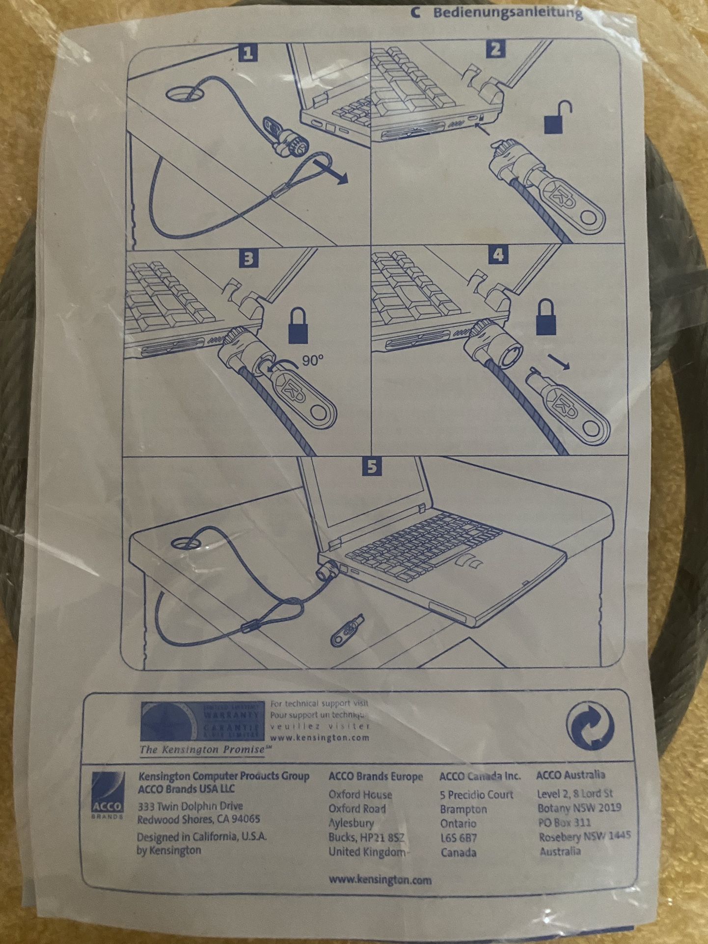Brand new Laptop Lock - Kensington - photo 2