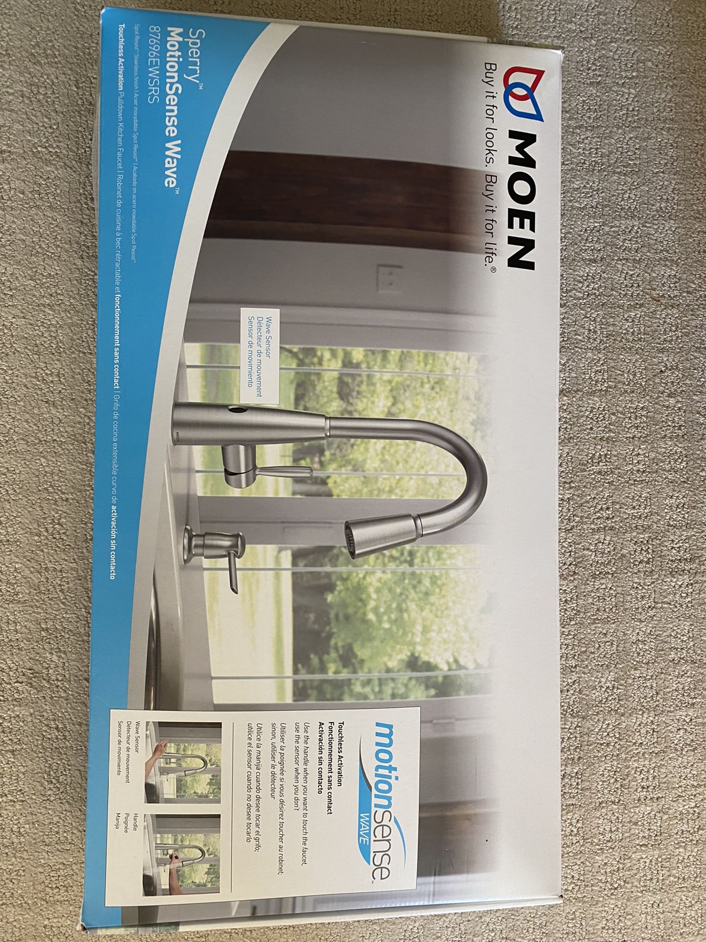 Brand New Moen Sperry MotionSense Wave Faucet