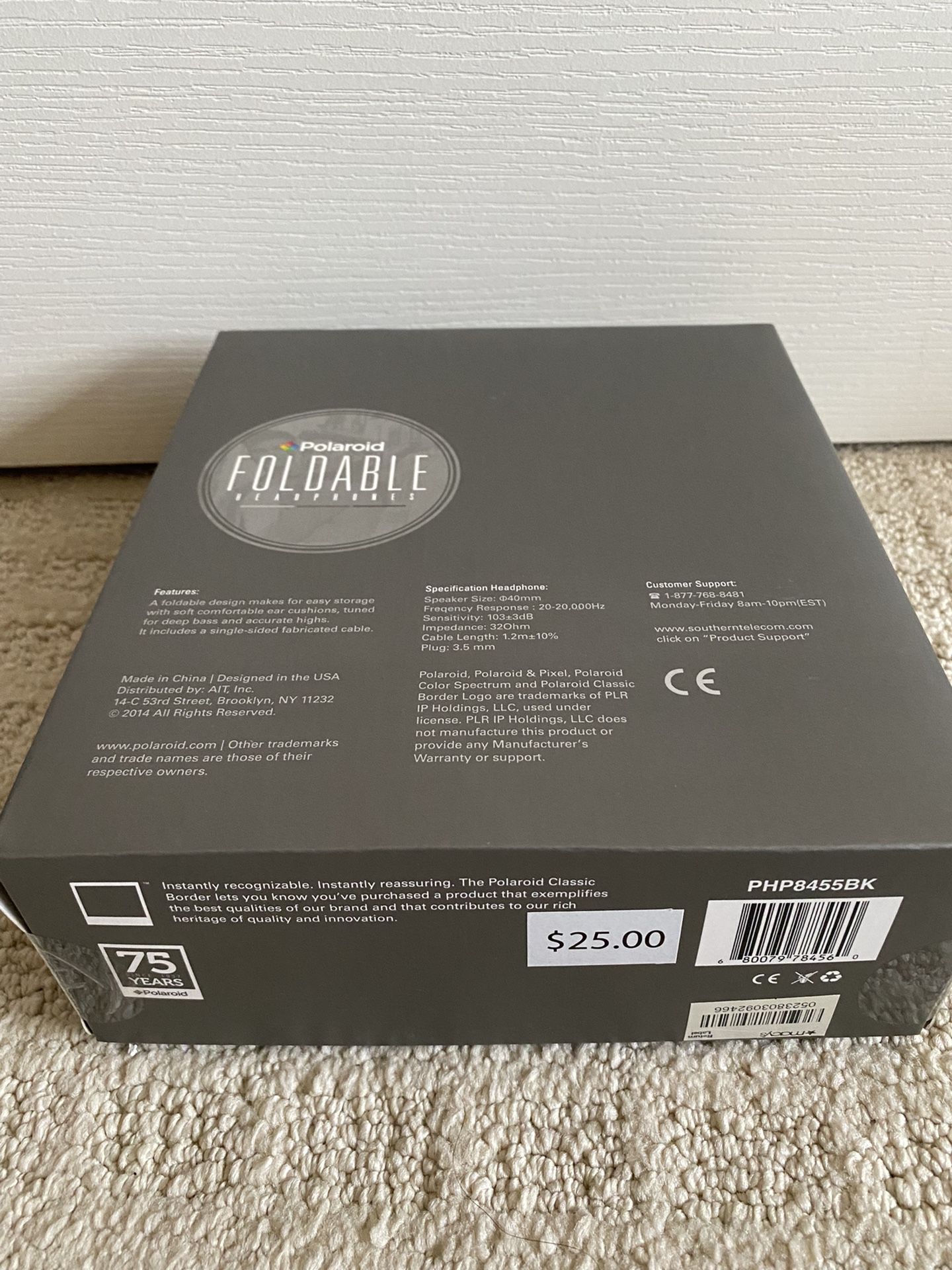 Polaroid Headphones in a sealed box. - photo 3