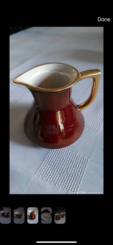 Carlton Ware Rouge Royale Creamer & Sugar Set - photo 2