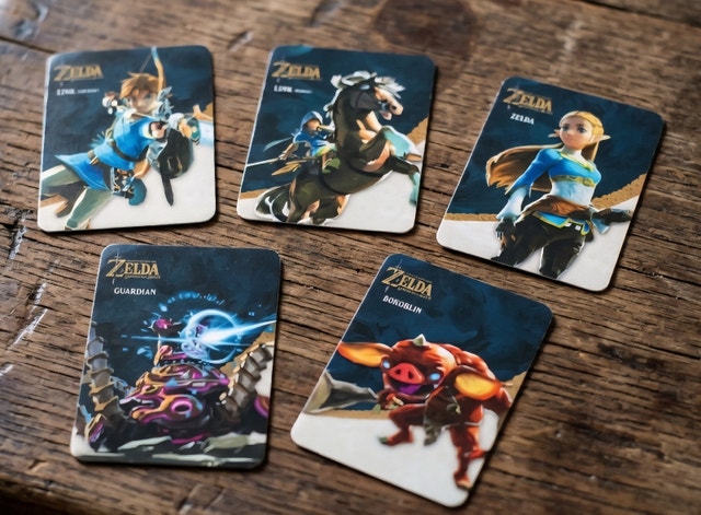 Zelda Amiibo Cards Set of 38
