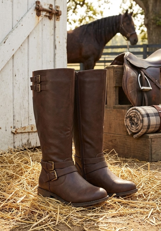 Hally we-wc Ladies Tall Fashion Riding Boots - Size 10