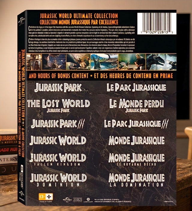 Jurassic World 4K Blu-ray Collection - photo 2