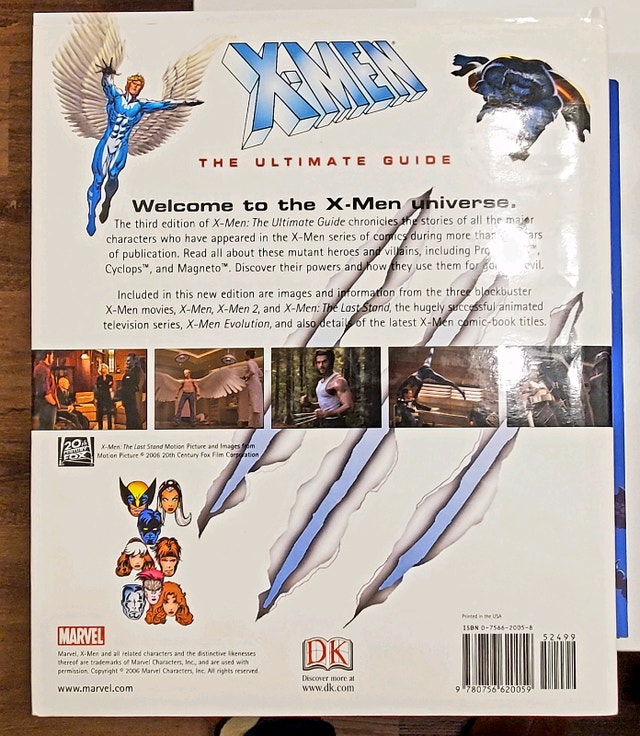 X-Men Guide Book Hardcover - photo 3