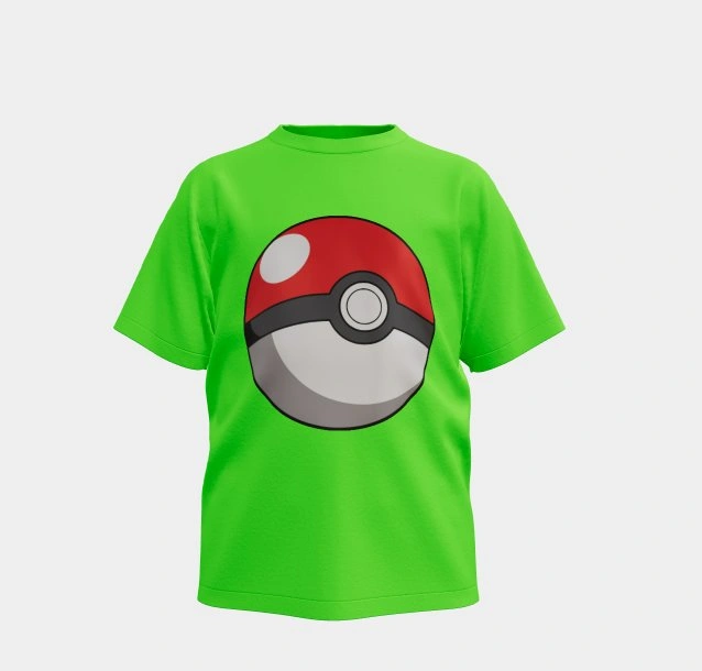 2 sided Kids Pokémon Poké Ball Graphic Tee - Trainer Gear Shirt - photo 2