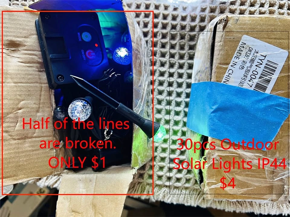 30pcs Outdoor Solar Lights IP44