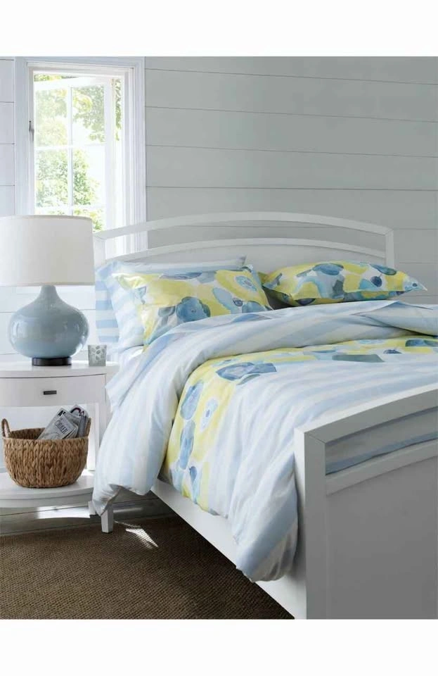 Crate and Barrel Arch White King Bed Frame - photo 2