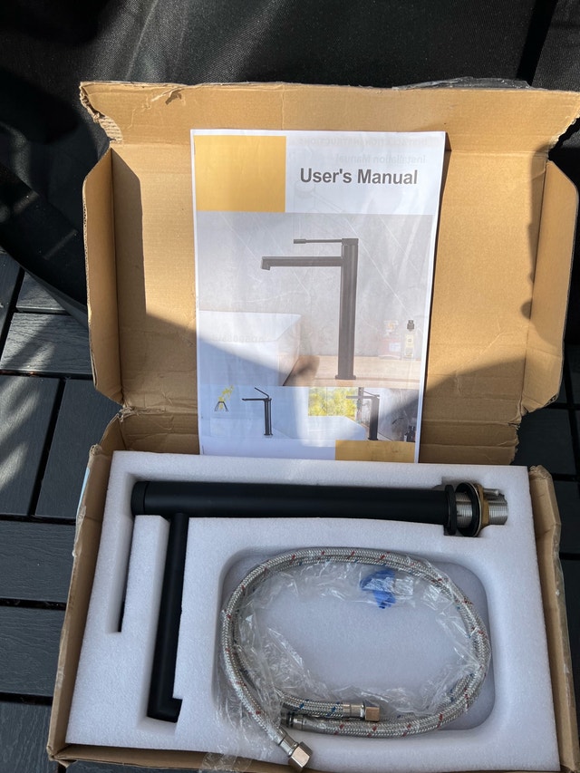 New ITO Misty Single Hole Bathroom Faucet - Matte Black - photo 2