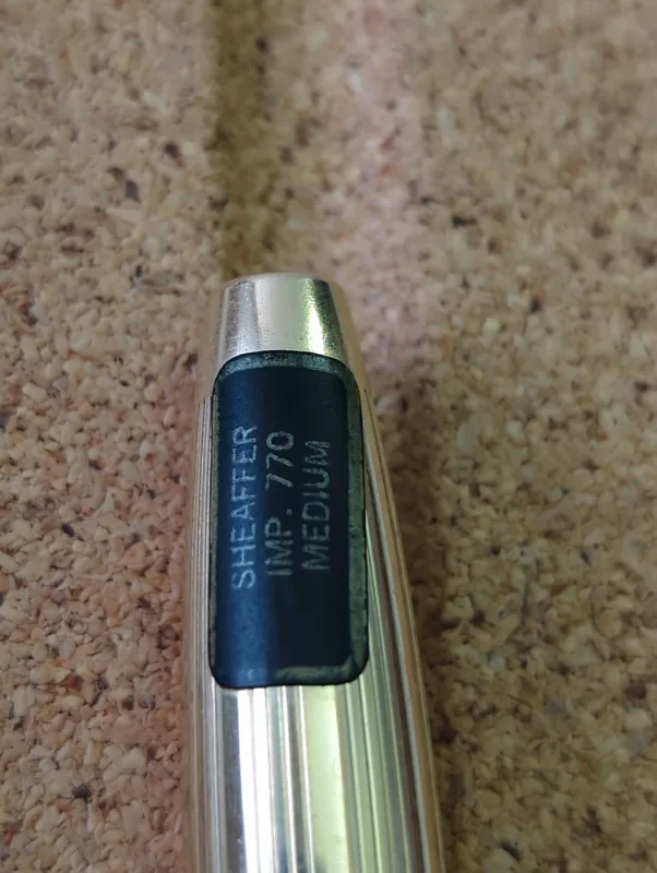 Sheaffer Imperial 12kt GF cap 14kt nib fountain pen image indicator(2)