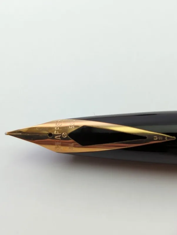 Sheaffer Imperial 12kt GF cap 14kt nib fountain pen image indicator(3)