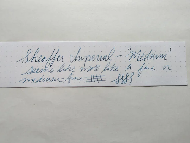 Sheaffer Imperial 12kt GF cap 14kt nib fountain pen image indicator(4)