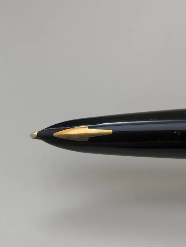 Vintage Parker 61 rolled gold cap fountain pen image indicator(4)