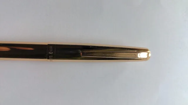 Wing Sung gold toned hooded nib fountain pen thumbnail