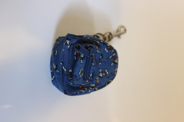 Vintage 1990s DISNEY Mickey Mouse Blue Mini Backpack