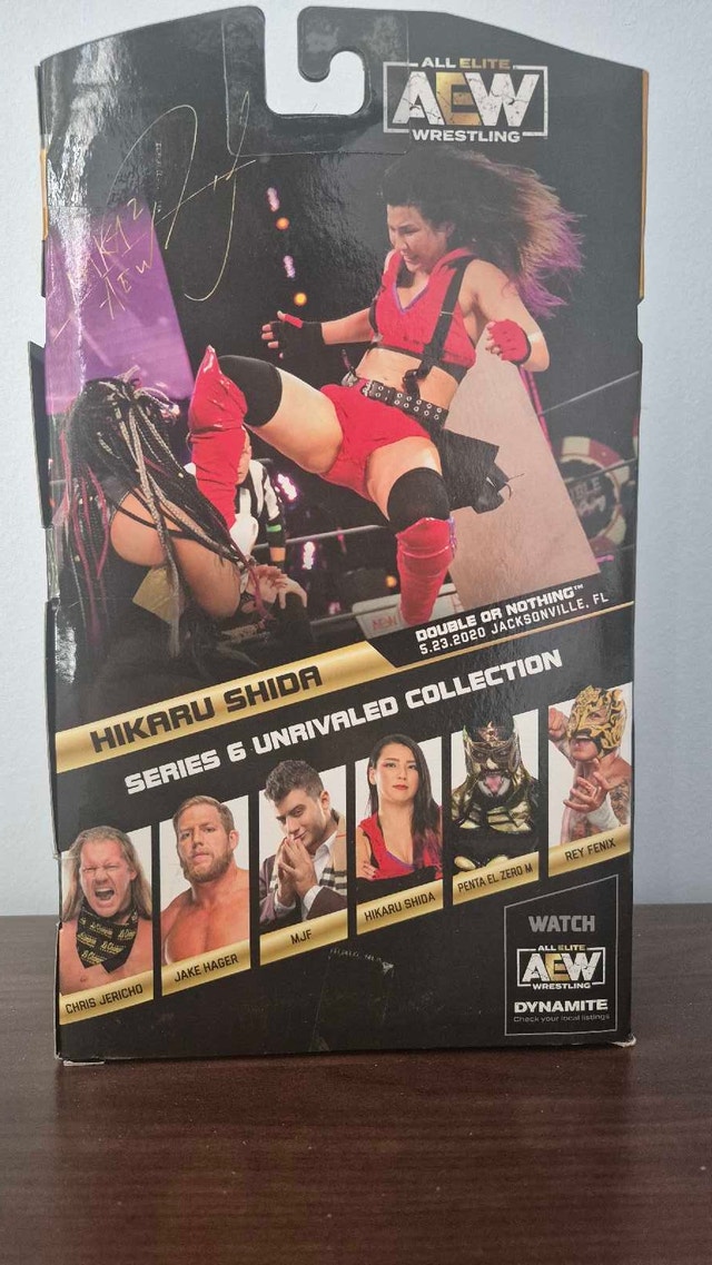 AEW Unrivaled Collection Hikaru Shida Action Figure - photo 2