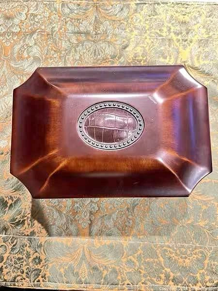 Bombay & Co. Wooden Jewelry Box w/ Lock