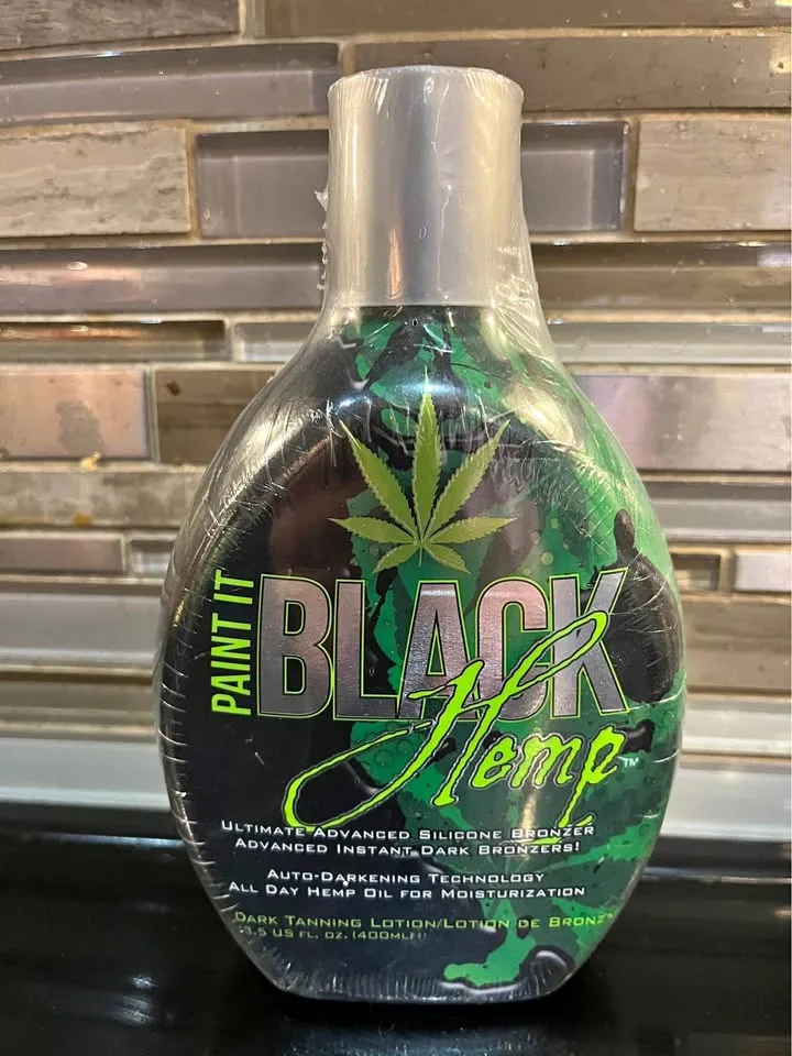 Millennium Tanning Paint It Black Hemp Bronzer Indoor Lotion thumbnail