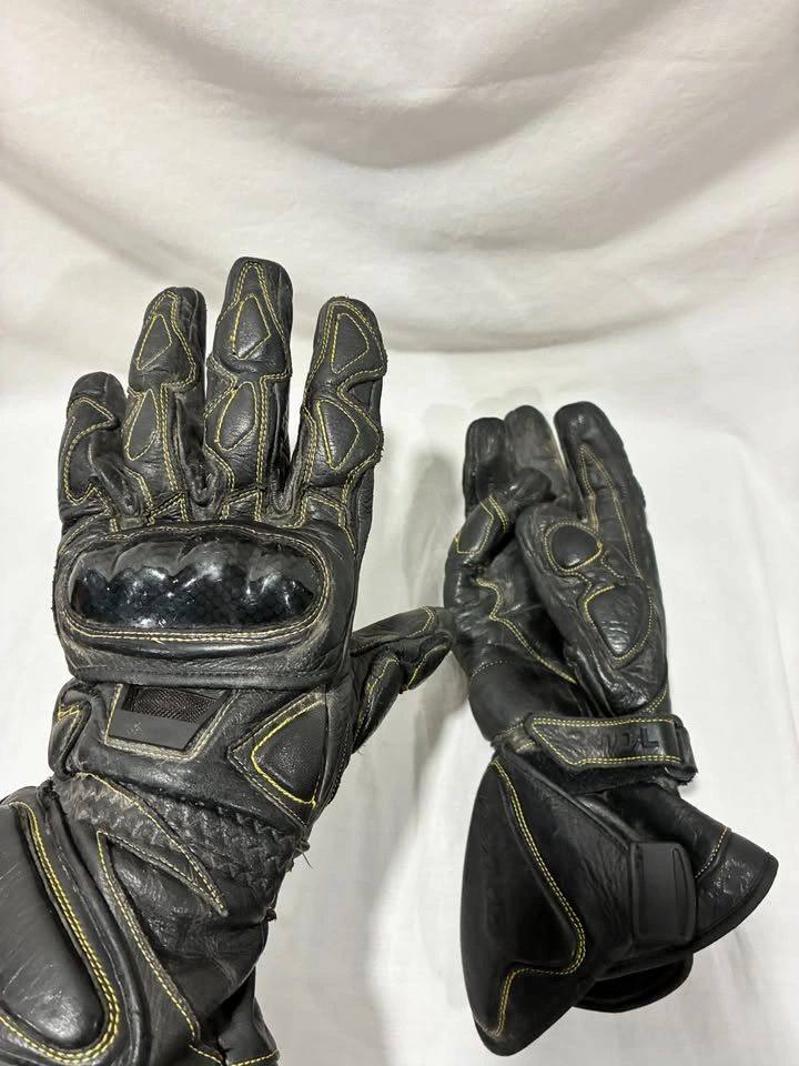 Olympia Leather Motorcycle Gloves Black XL - photo 3