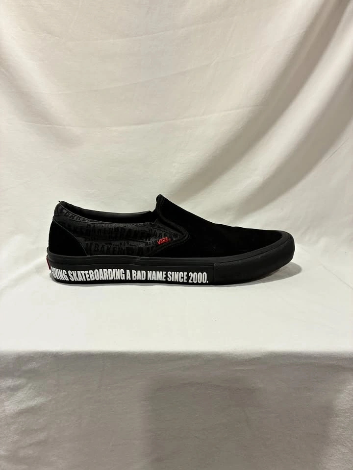 Vans Baker Slip-On Pro Black Men’s 11.5