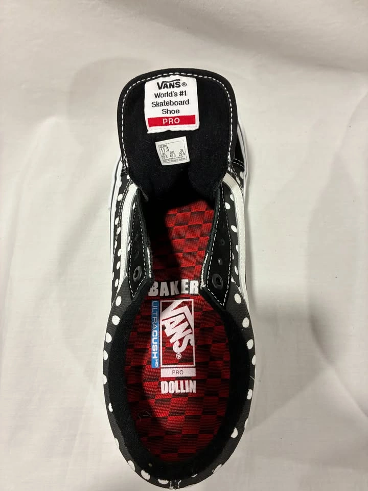 Vans Old Skool Pro x Baker Dustin Dollin Polka Dots 11.5 - photo 5