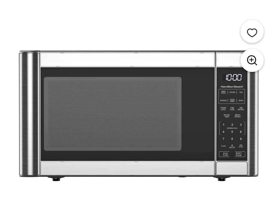 Hamilton Beach Stainless Steel Microwave 1.1 cuft