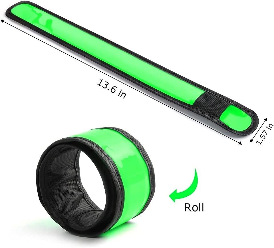 Set of 2 LED Light-up Snap Bracelet Glow Bands