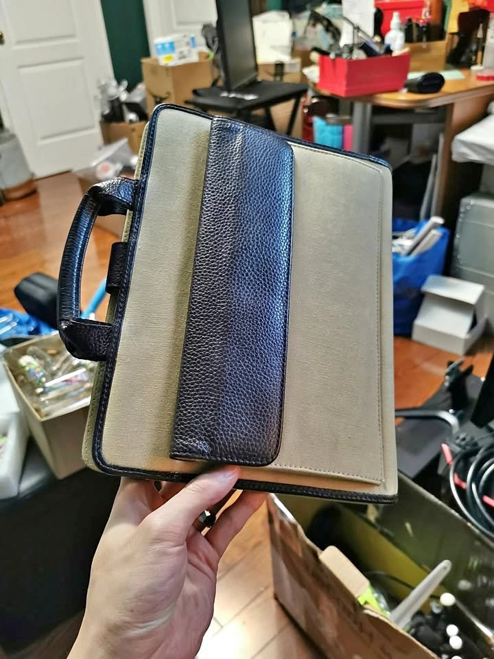 Leather Canvas Tablet Case