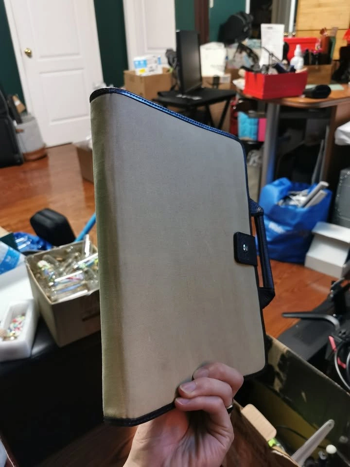 Leather Canvas Tablet Case - photo 4