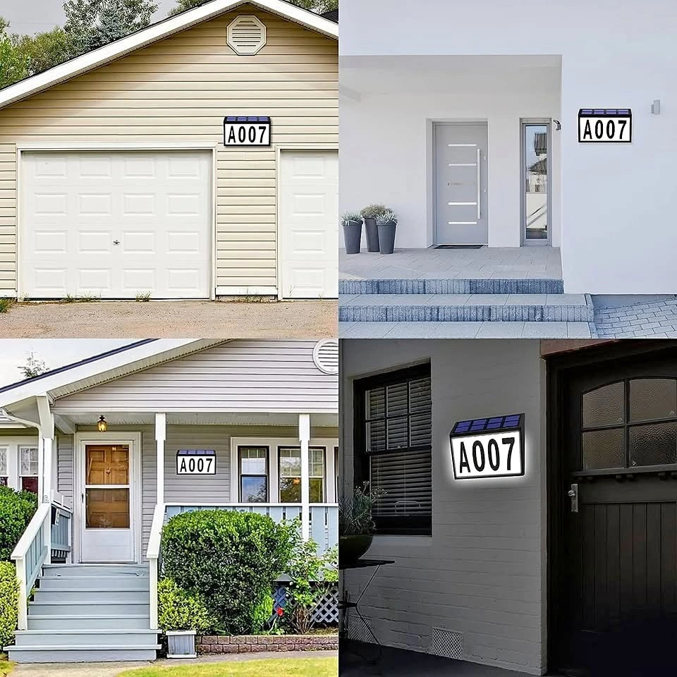 House Numbers and Letters Stickers