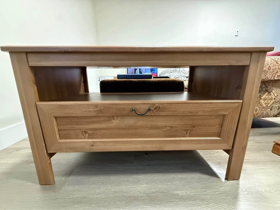 Wood TV Console - photo 4