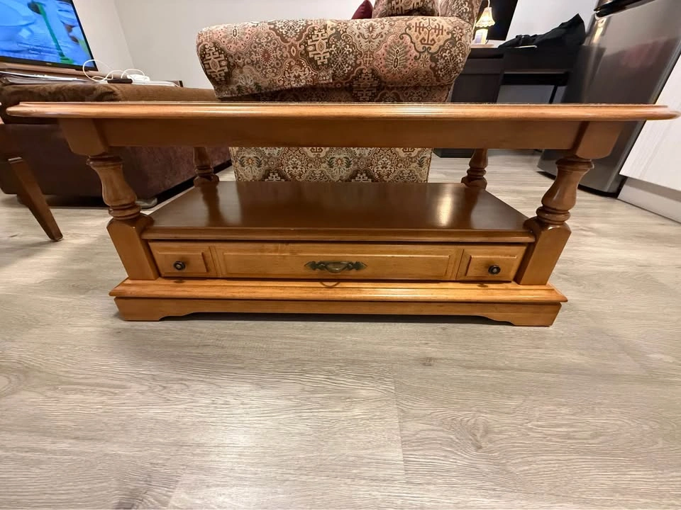 Solid Wood Coffee Table - photo 2